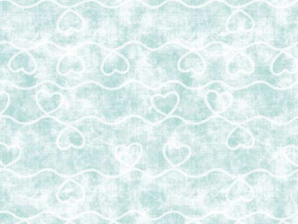 French Terry - Grunge - Herz Tauseil - mint