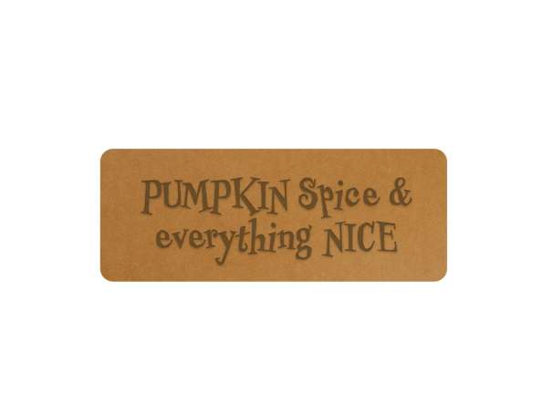 SnaPpap Label - Pumpkin Spice & Everything Nice