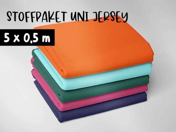 2,5m Uni-Jersey - Stoffpaket - No. 3