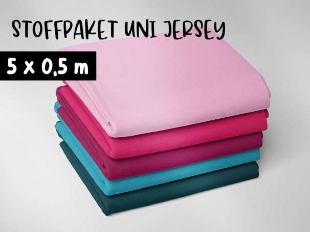 2,5m Uni-Jersey - Stoffpaket -