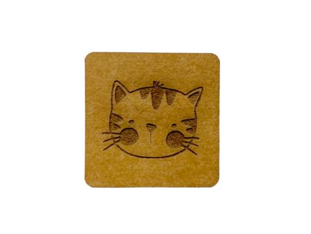 SnaPpap Label - Quadrat - Katze